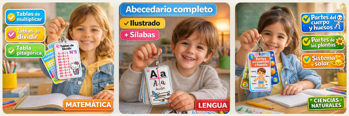 Llaveros didácticos slide 1